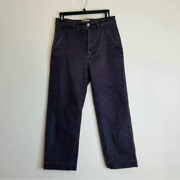 Everlane cropped straight regular Pant in shadow size 6 - Picture 2 of 9